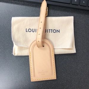 100% Authentic Louis Vuitton Large Luggage Tag